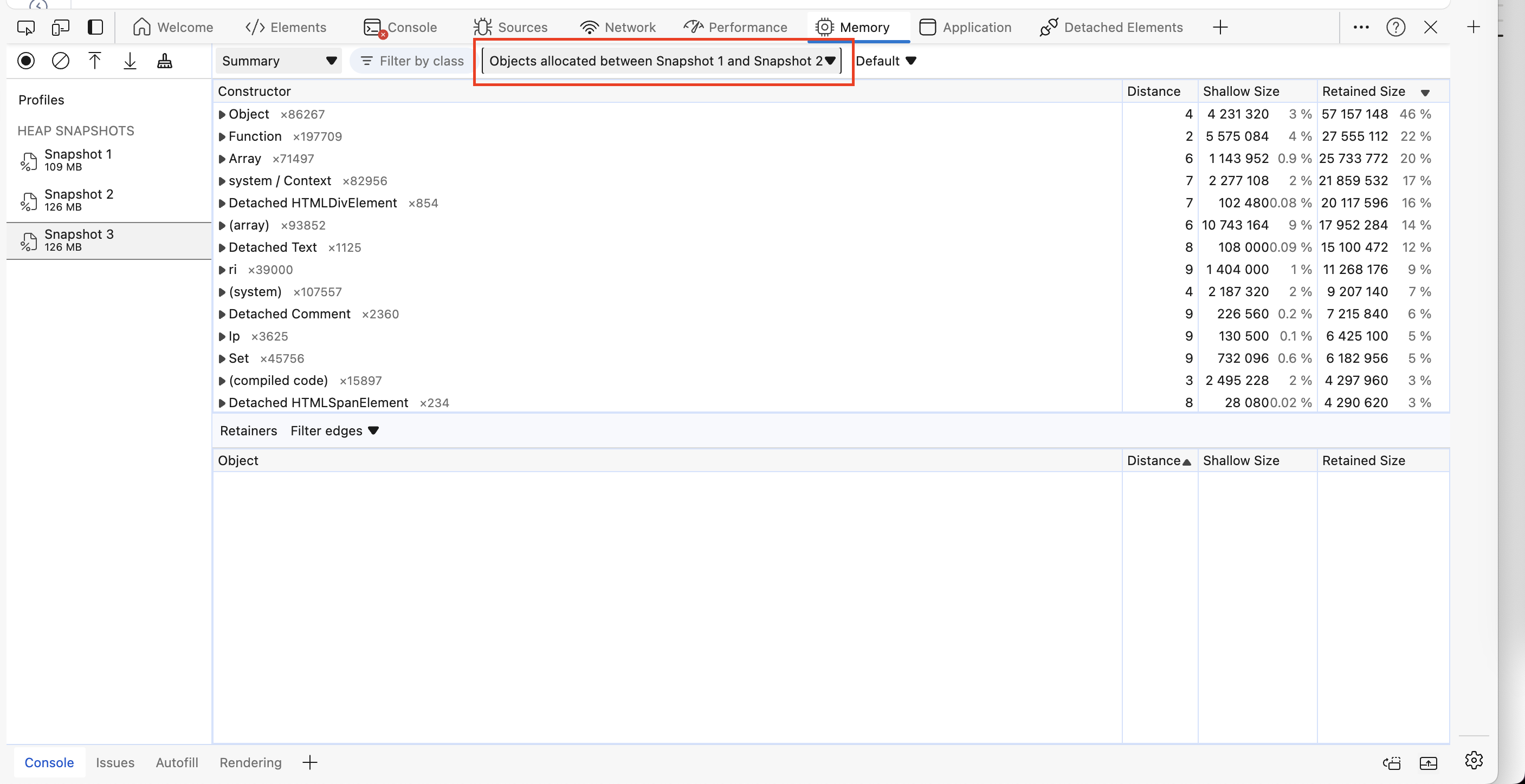 3 way heap snapshot 2